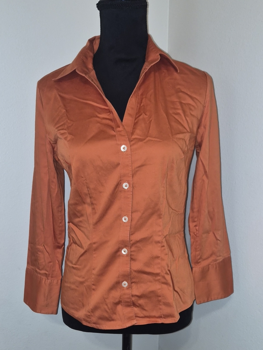 Banana Republic Women's Rust Button-Down Shirt